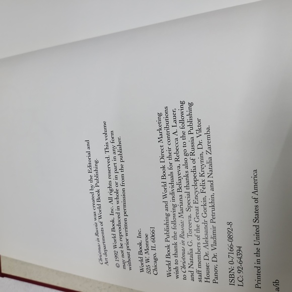 3/$20 Christmas In Russia from World Book - Picture 6 of 16